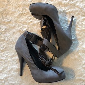 Suede Heels